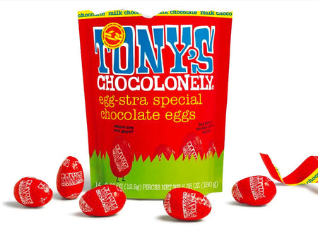 Tony's Chocolonely Milk Chocolate Easter Egg Pouch