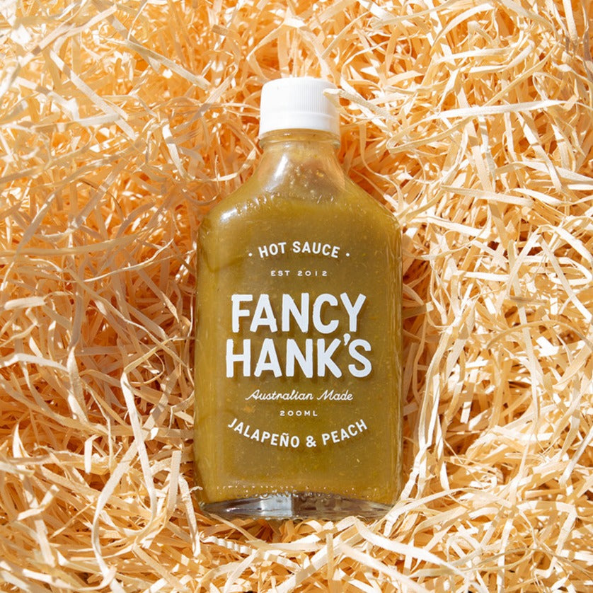 Fancy Hank's Jalapeno Peach Hot Sauce