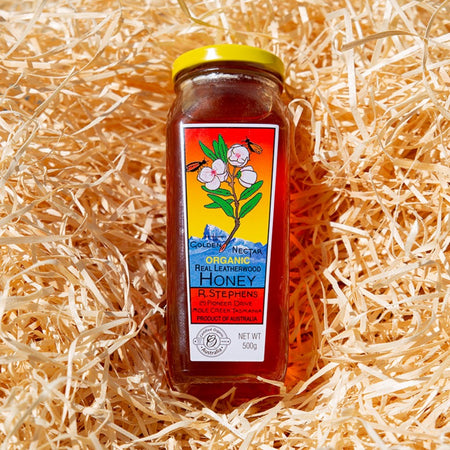 Pure Tasmanian Organic Leatherwood Honey