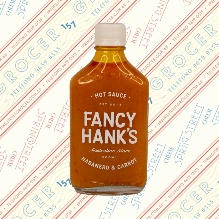 Fancy Hank's Hot Sauce Habanero & Carrot