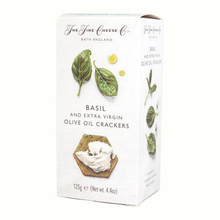 The Fine Cheese Co. Basil and Extra Virgin Olive Oil Crackers