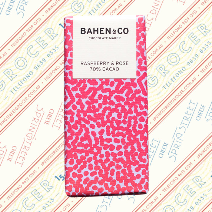 Bahen & Co Raspberry and Rose 70% Cacao